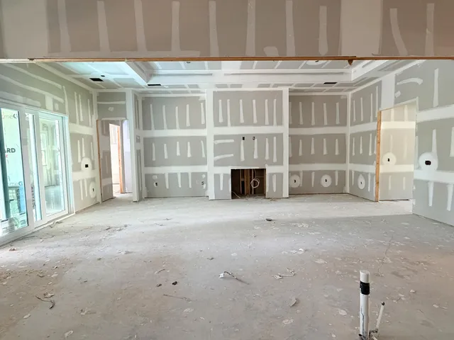 a view of an empty room