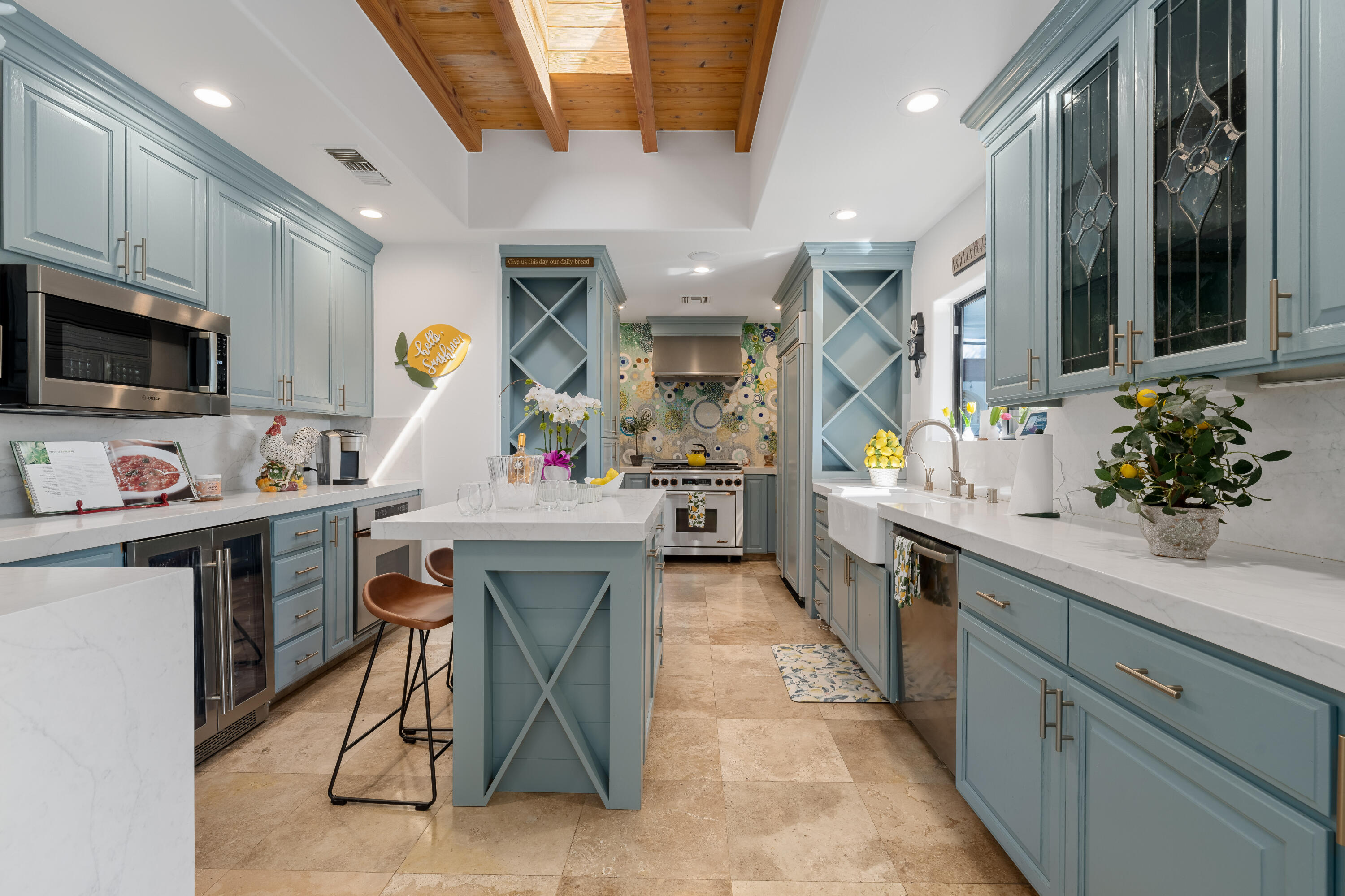 71510 San Gorgonio Road Rancho Mirage, CA 92270 - Photo 8 of 74 a kitchen with stainless steel appliances granite countertop a sink and a stove
