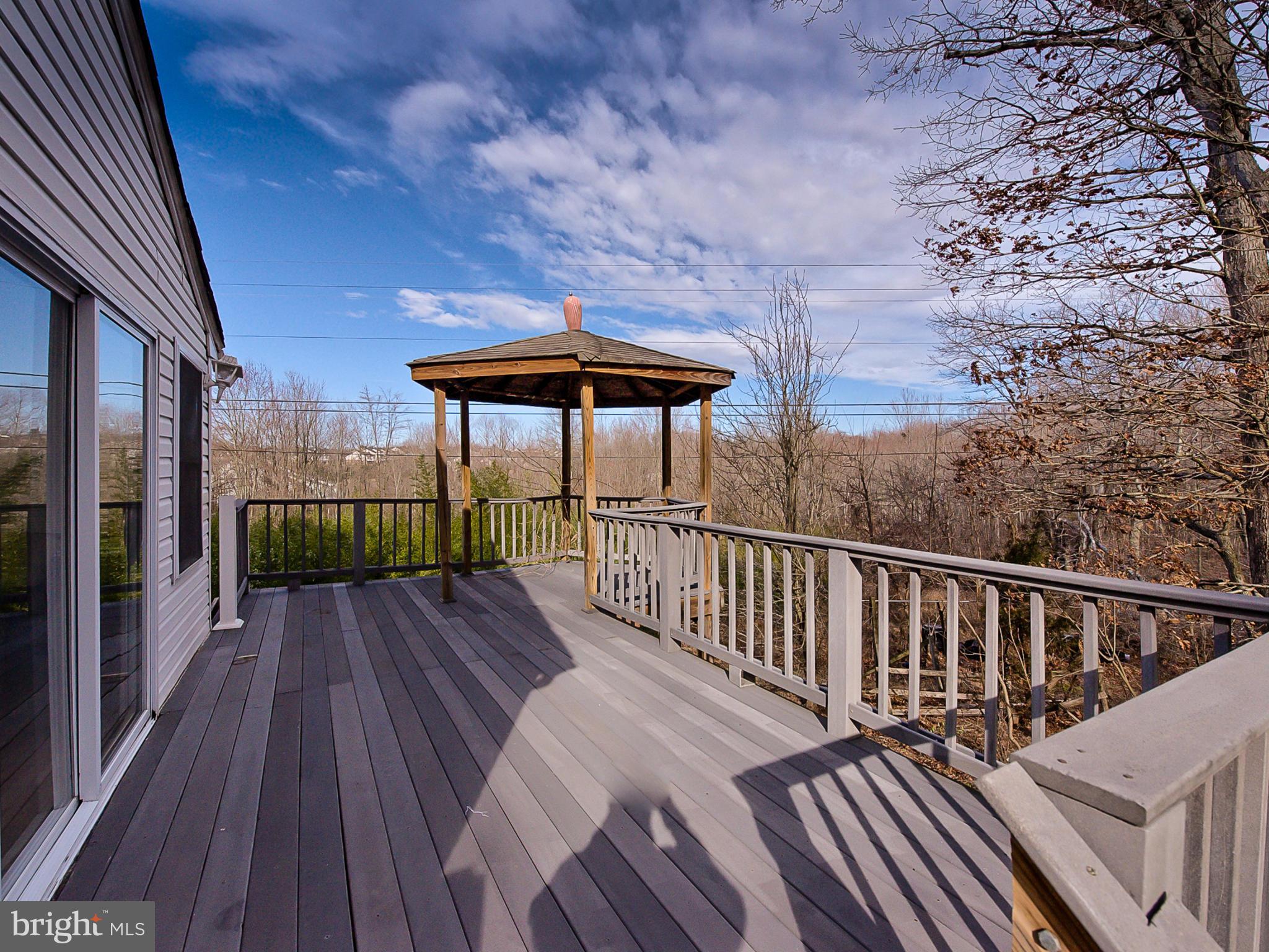 11004 Frederick Road Ellicott City, MD 21042 - Photo 25 of 30 Deck with nice woods view and privacy