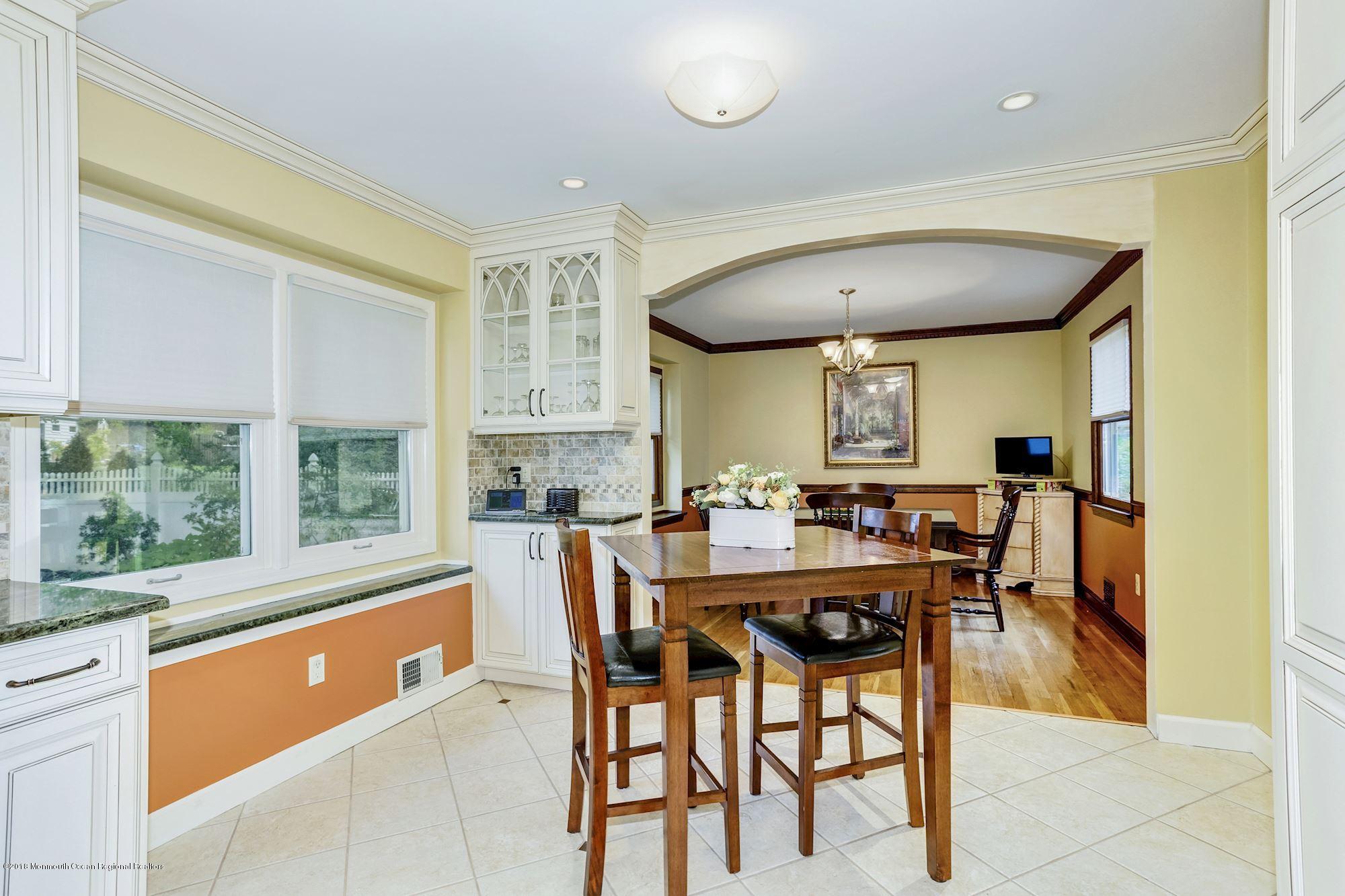 3 East Point Road Lincroft, NJ 07738 - Photo 12 of 42 a view of a dining room with furniture window and outside view