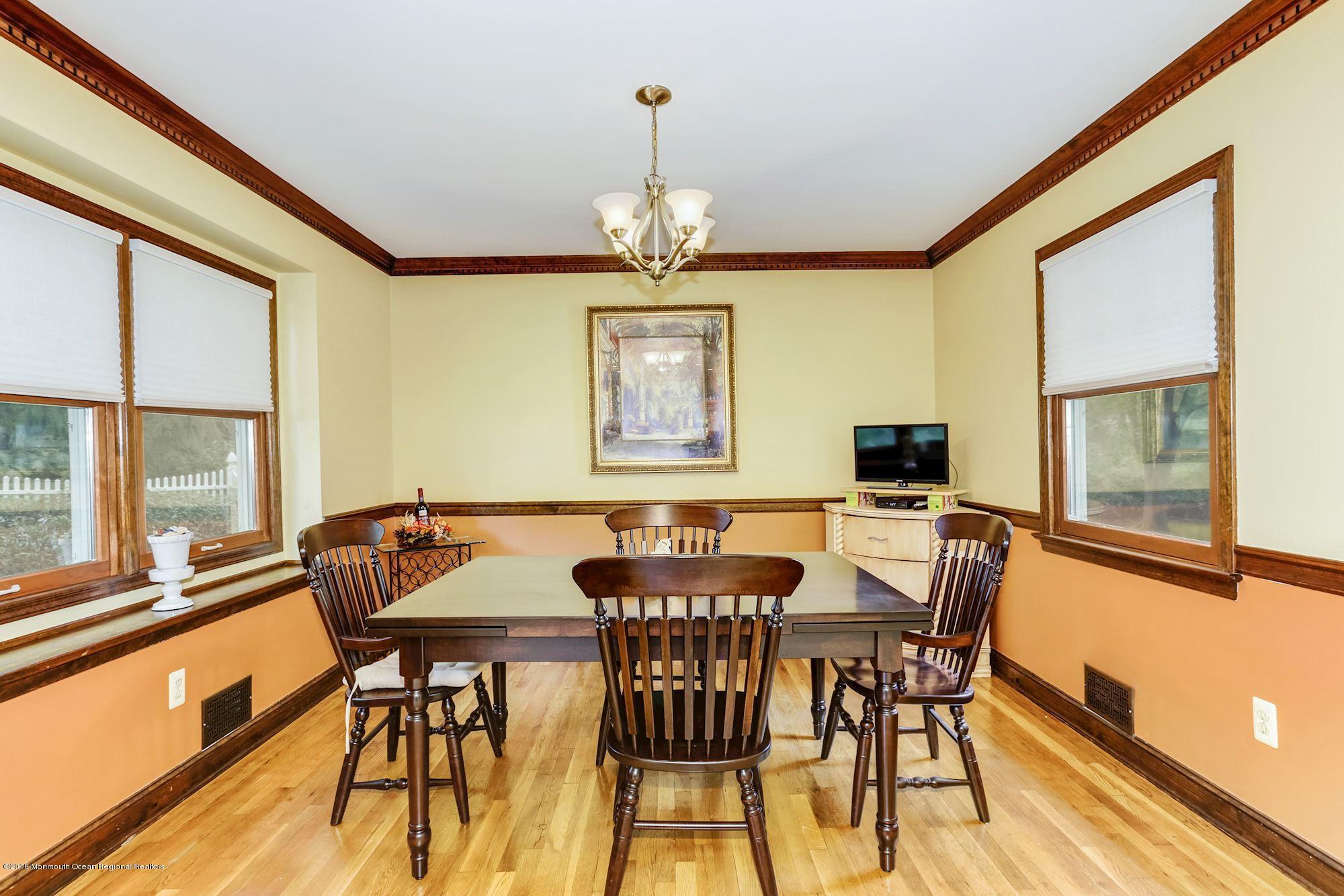 3 East Point Road Lincroft, NJ 07738 - Photo 17 of 42 a view of a dining room with furniture window and outside view