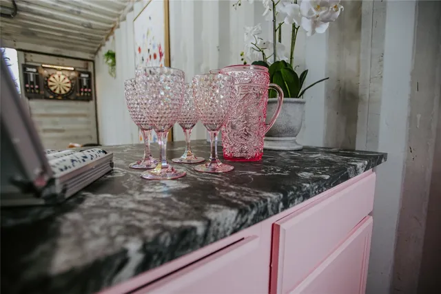 a vase of flowers sitting on a table