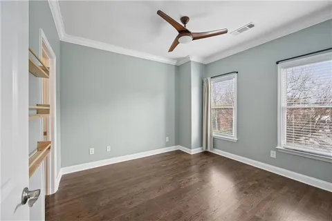 a view of livingroom with hardwood floor and window