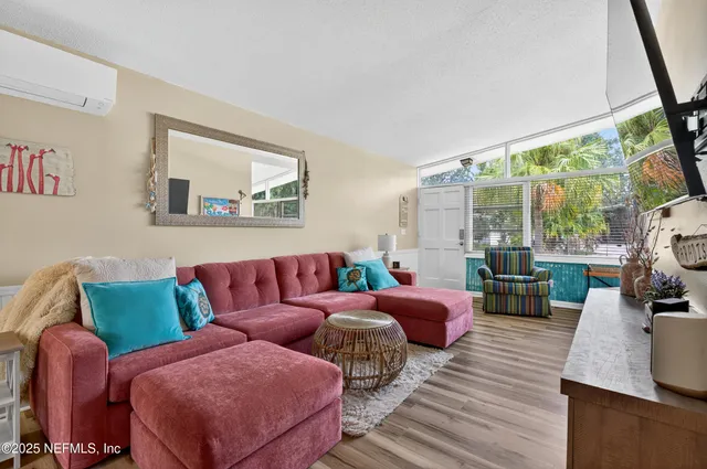 a view of a lake with houses