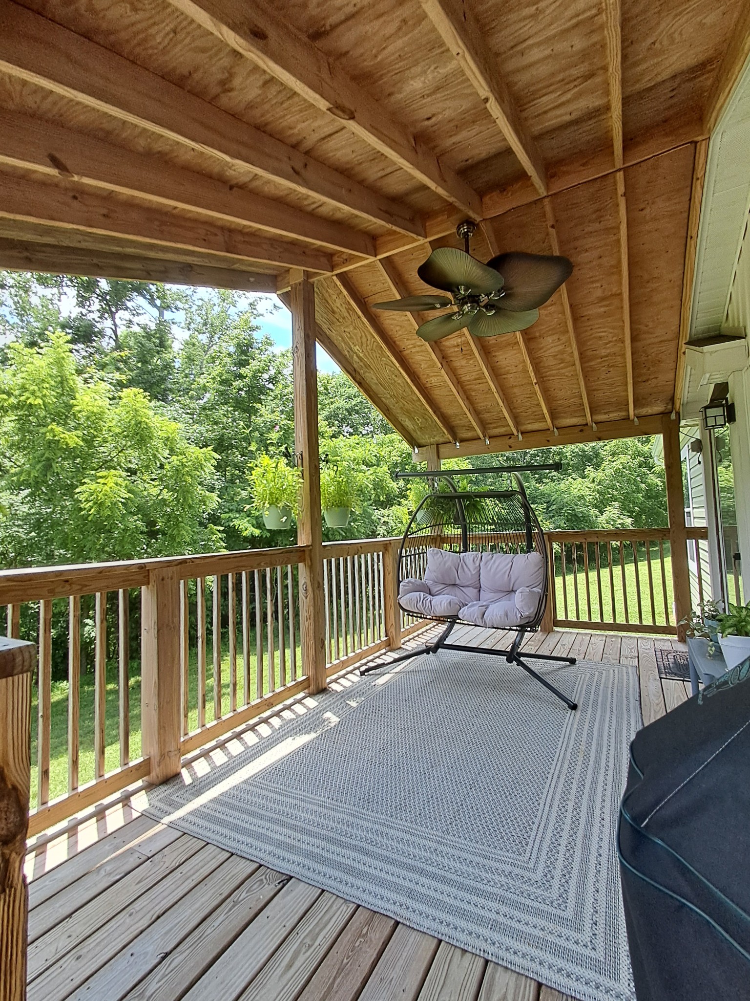 5525 Wiley Hollow Road Culleoka, TN 38451 - Photo 25 of 64 a view of balcony with wooden floor