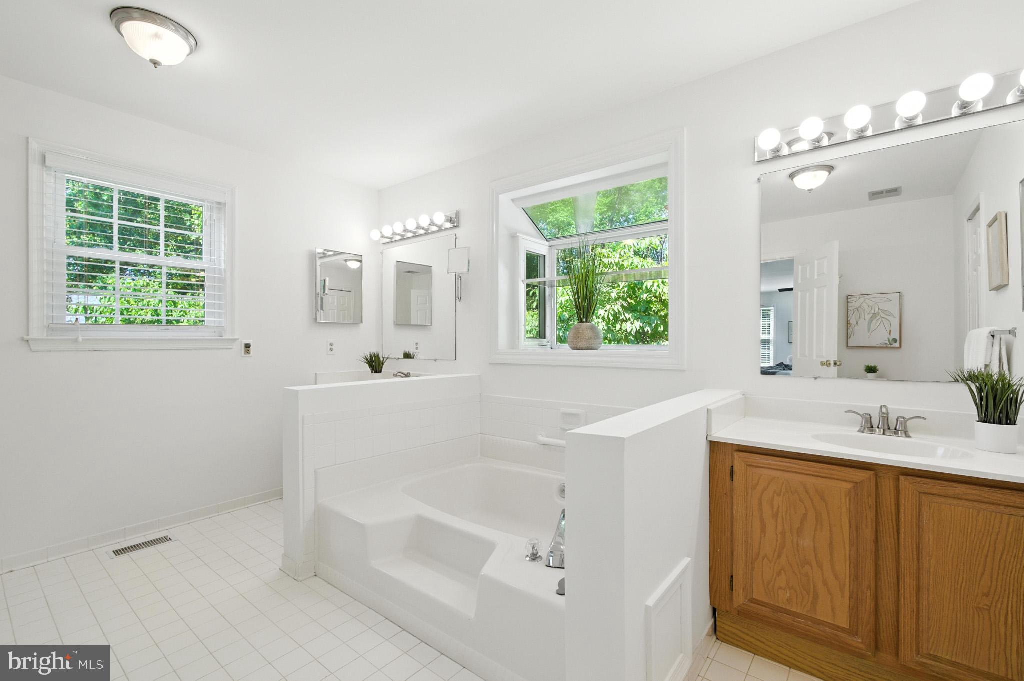 6030 Watch Chain Way Columbia, MD 21044 - Photo 65 of 90 a bathroom with a tub sink and mirror