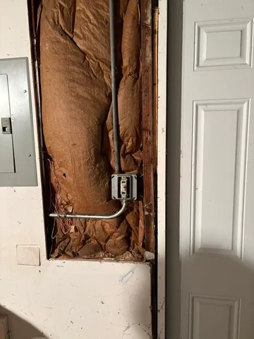 a view of water heater room