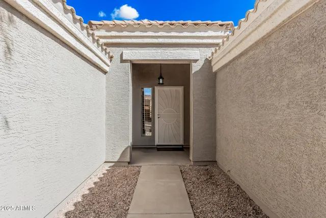 a view of a car garage door