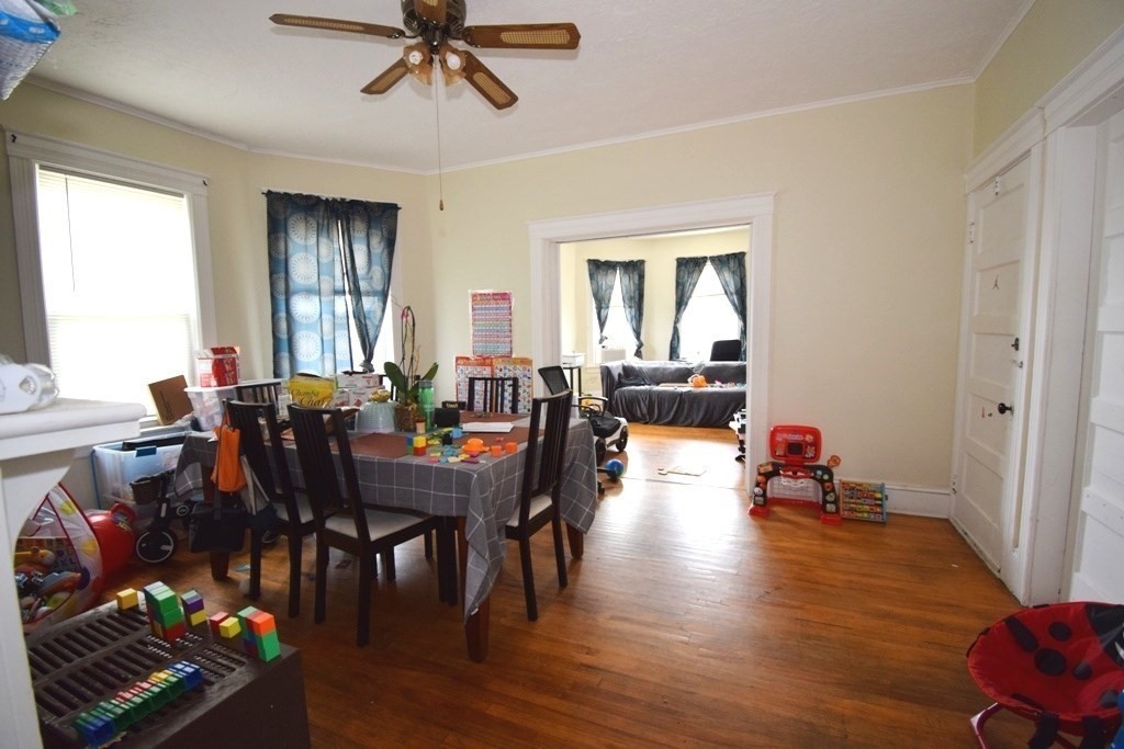 6 Pelham Street Worcester, MA 01609 - Photo 9 of 23 a view of a dining room with furniture window and wooden floor