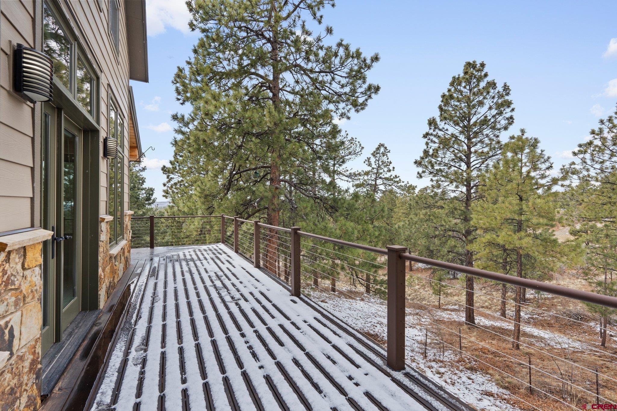 855 Ridge Road Durango, CO 81303 - Photo 28 of 35 a view of balcony with wooden floor