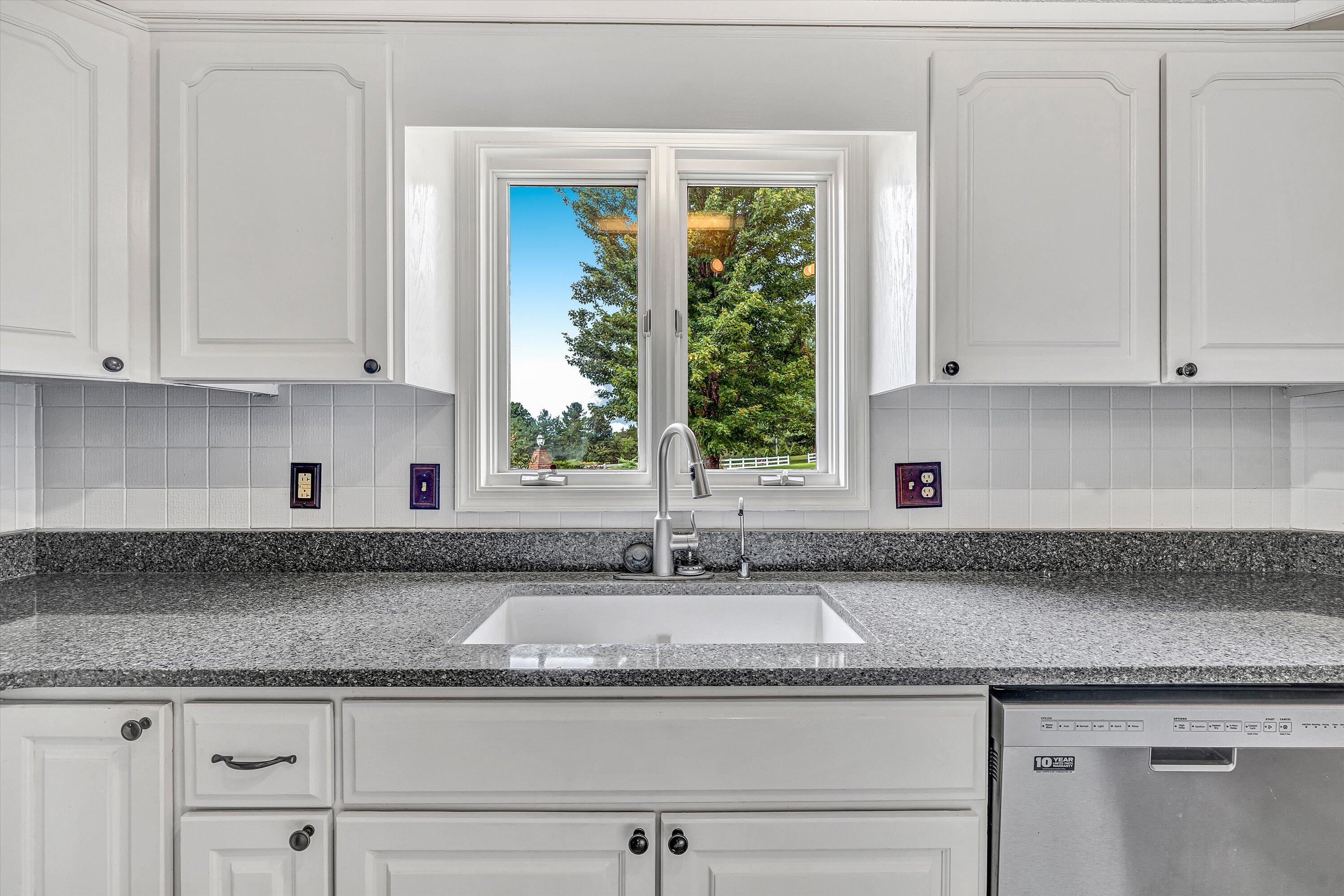 270 Parkside Lane Rocky Mount, VA 24151 - Photo 20 of 55 a kitchen with granite countertop a sink window and cabinets
