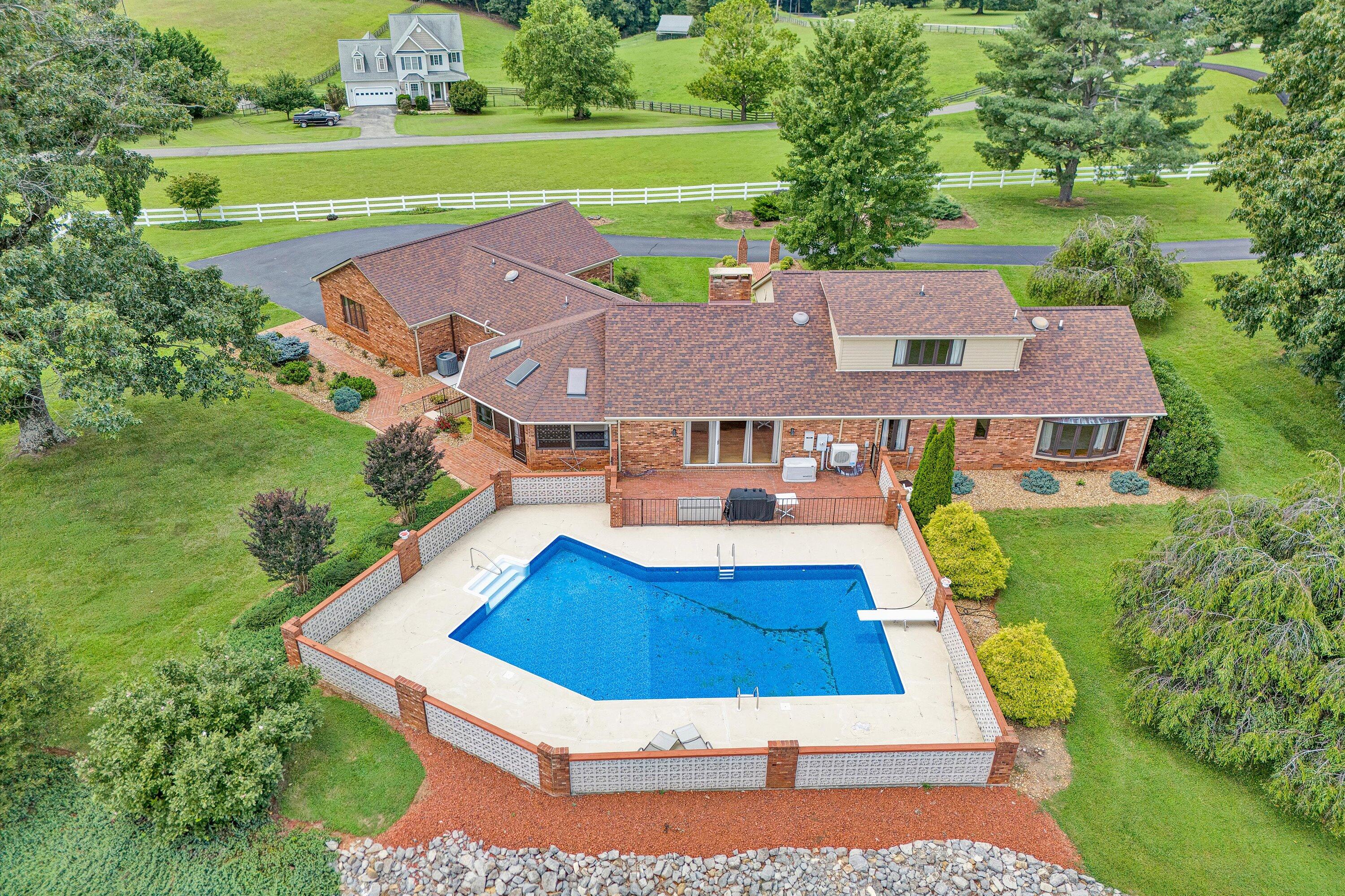 270 Parkside Lane Rocky Mount, VA 24151 - Photo 2 of 55 an aerial view of a house with big yard