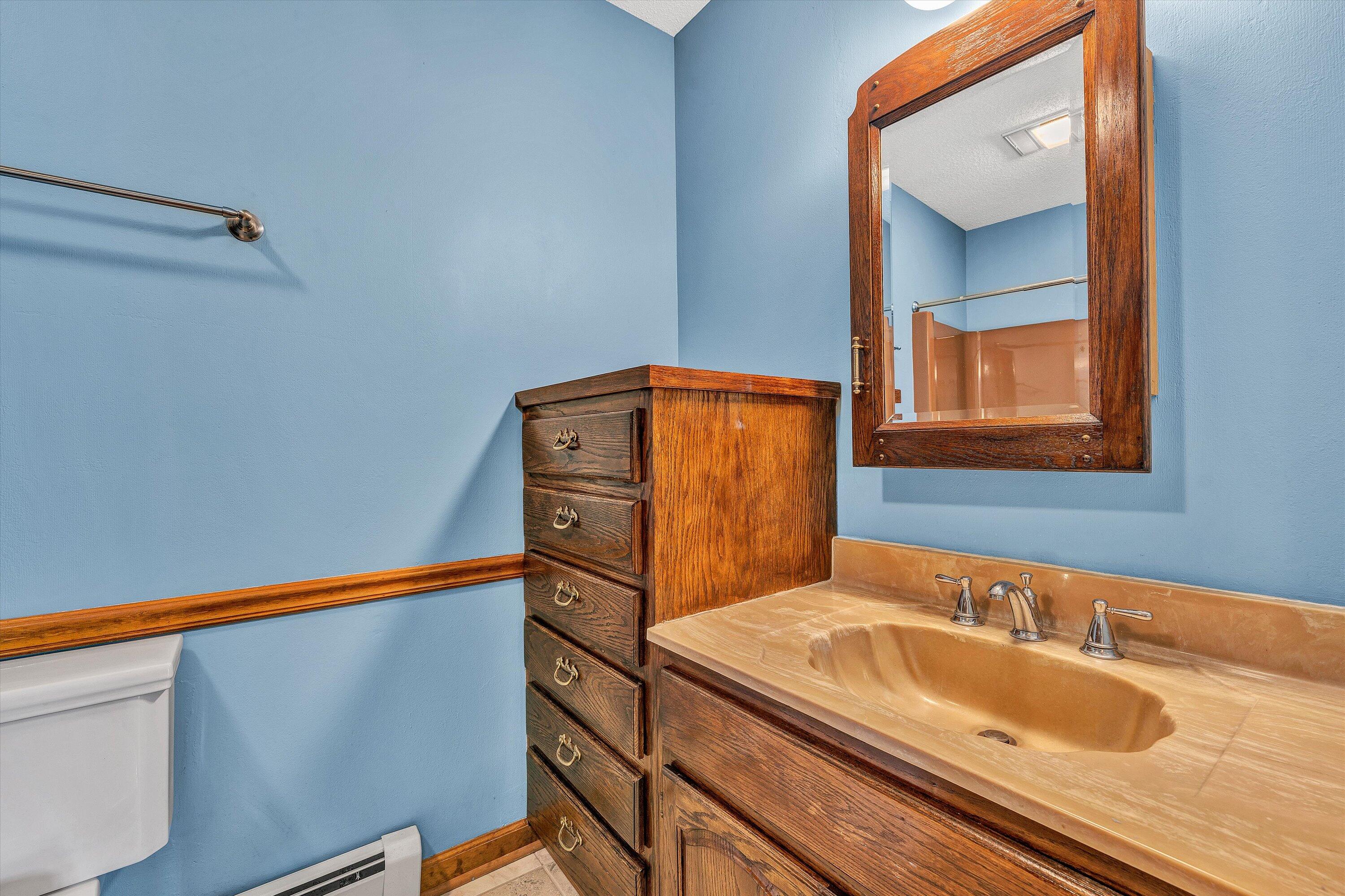 270 Parkside Lane Rocky Mount, VA 24151 - Photo 23 of 55 a bathroom with a sink and mirror