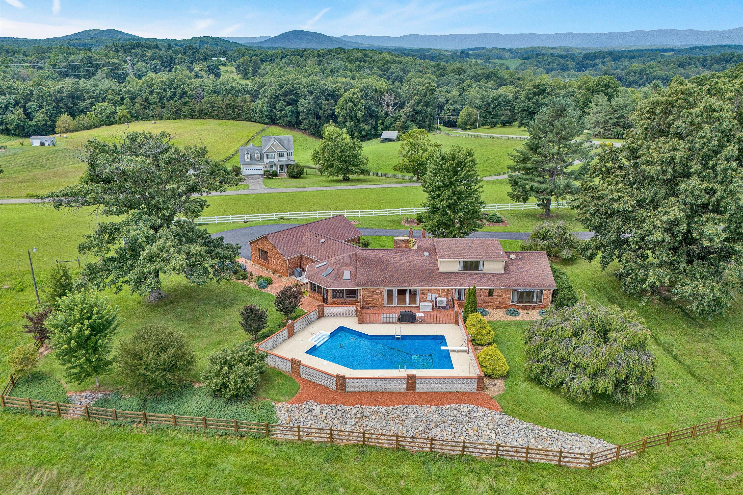270 Parkside Lane Rocky Mount, VA 24151 - Photo 47 of 55 an aerial view of a house with garden