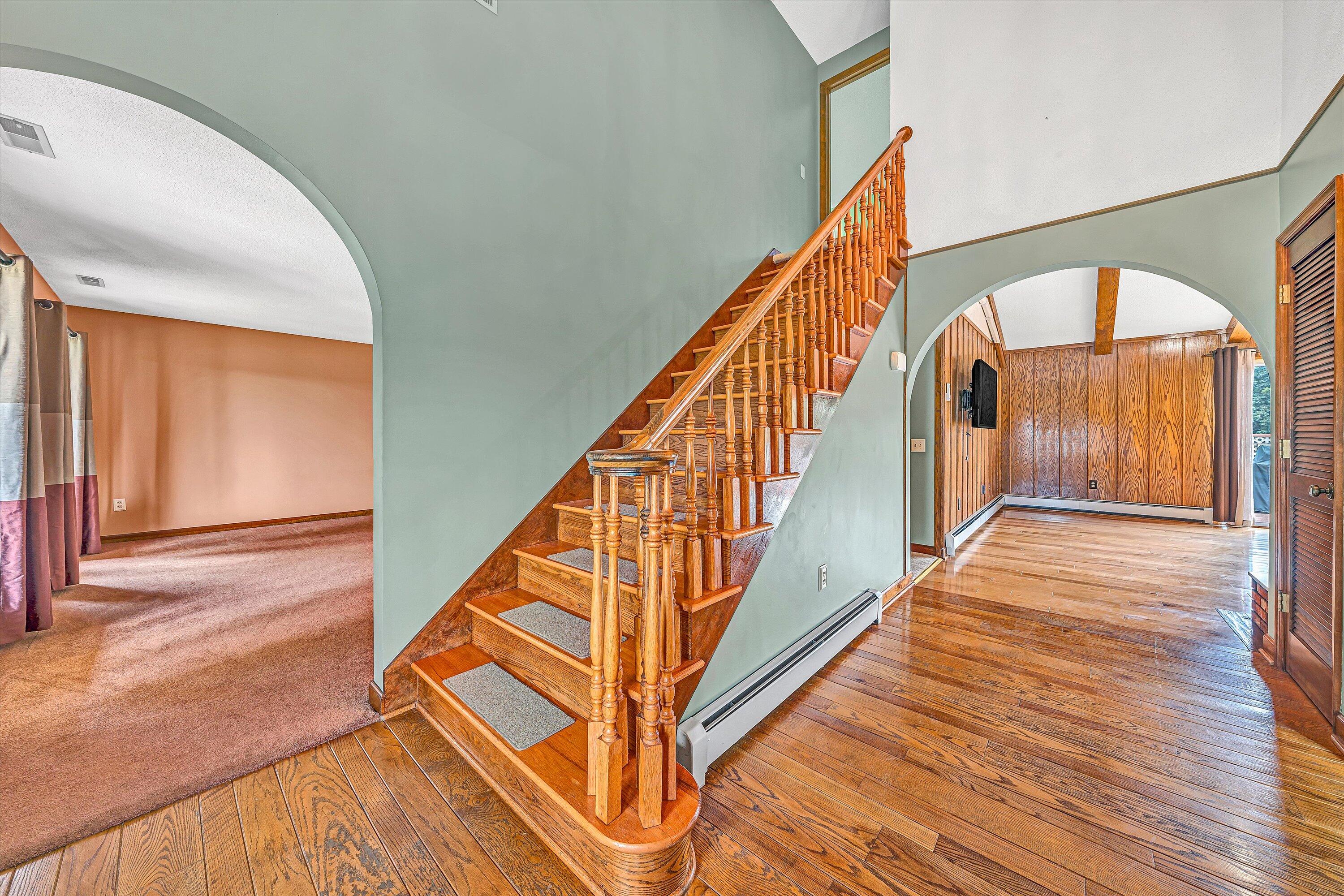 270 Parkside Lane Rocky Mount, VA 24151 - Photo 7 of 55 a view of staircase with large windows