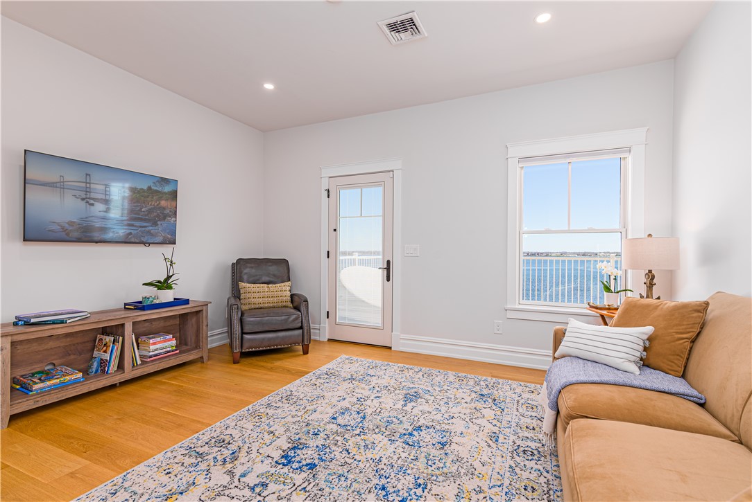 10 Coulter Street Jamestown, RI 02835 - Photo 24 of 48 2nd floor sitting room with full bath, with access to the deck overlooking the bay