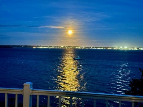 10 Coulter Street Jamestown, RI 02835 - Photo 37 of 48 Moonrise over Narragansett Bay