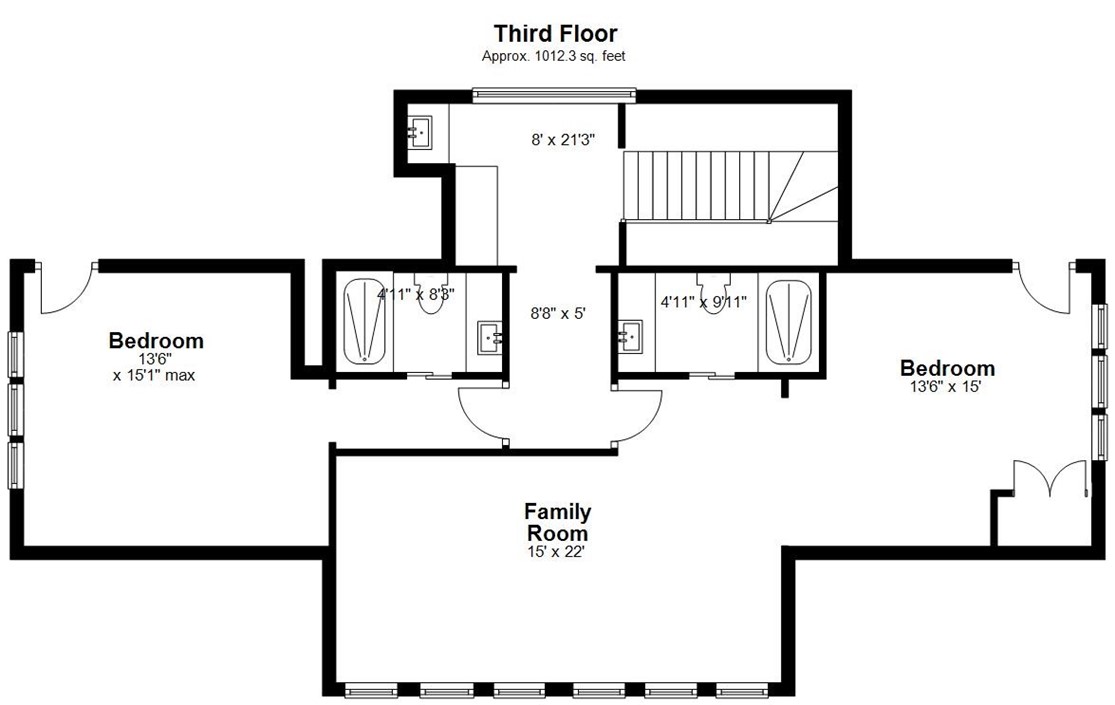 10 Coulter Street Jamestown, RI 02835 - Photo 48 of 48 3rd floor plan