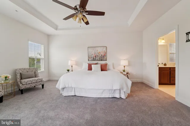 an empty room with closet area