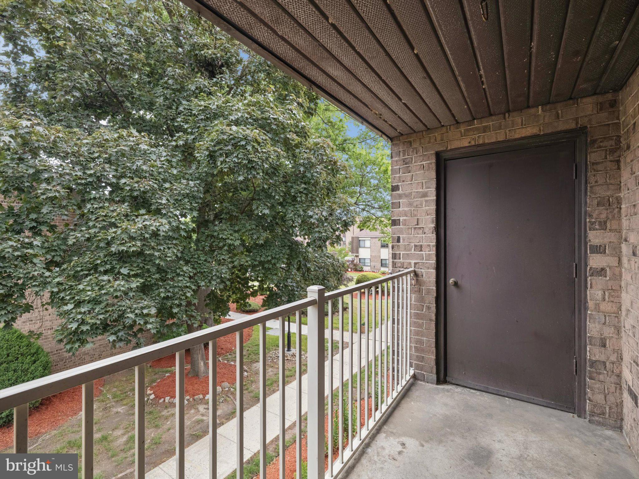 3204 Delaire Landing Road, Unit 3204 Philadelphia, PA 19114 - Photo 29 of 39 Balcony with Storage/Utility Closet