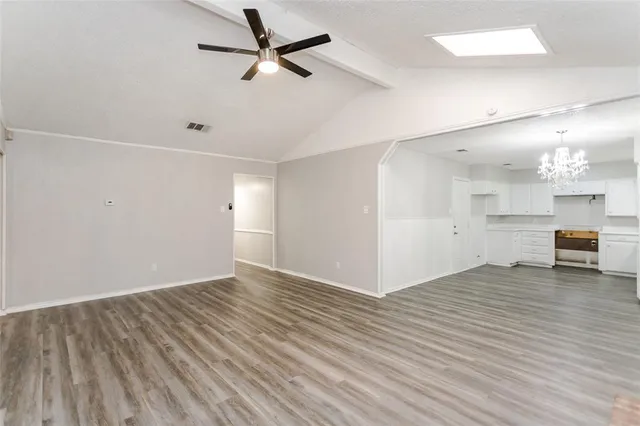 wooden floor in an empty room