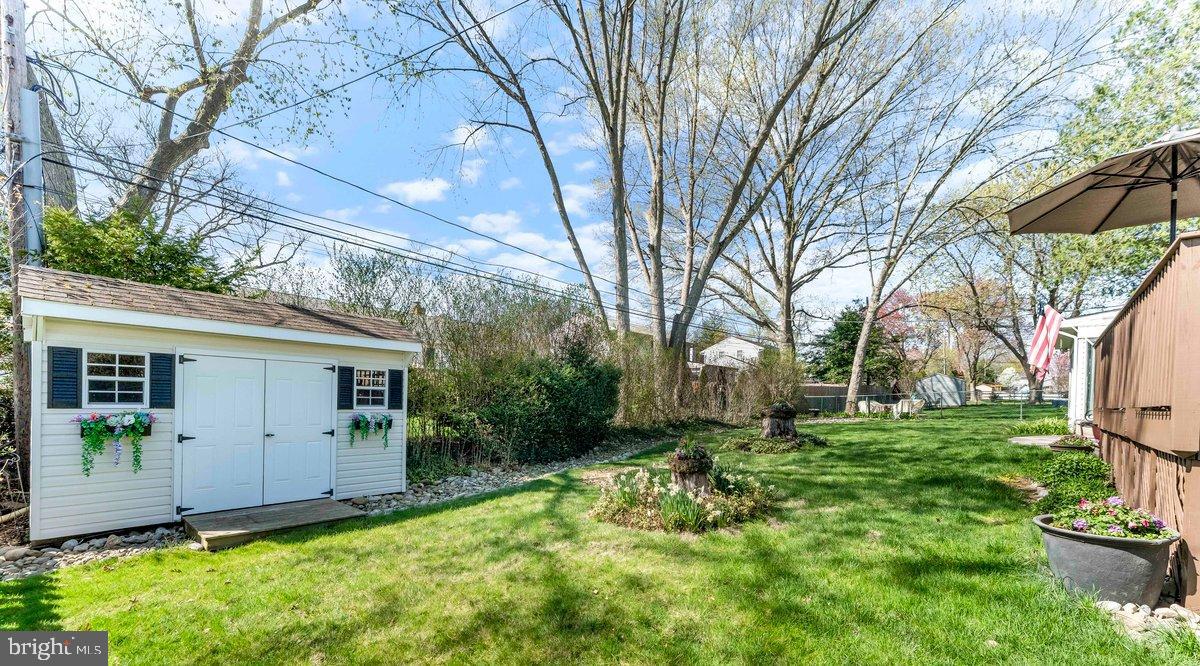 2506 Berwyn Road Wilmington, DE 19810 - Photo 40 of 43 Private Fenced rear yard w/ Shed Great Landscape