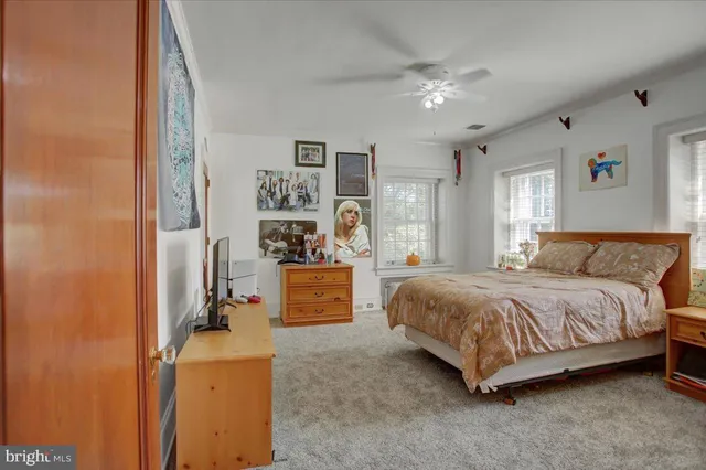 a view of hallway with closet