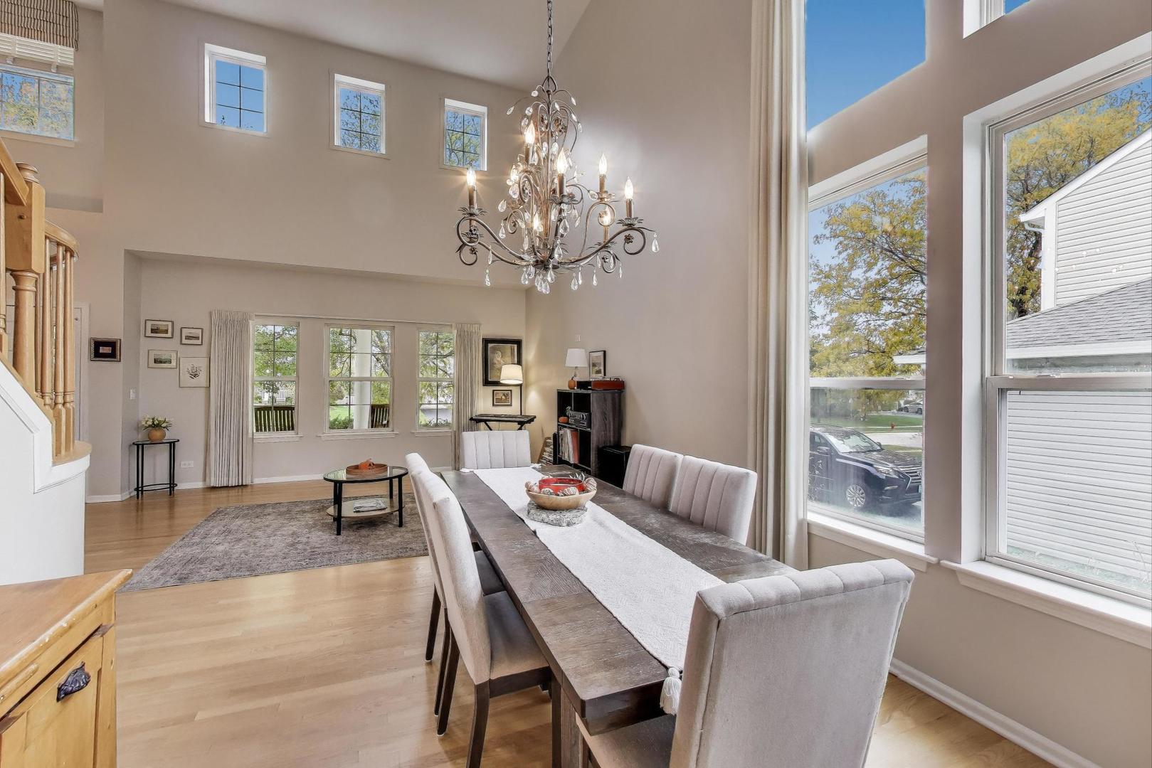 1010 Evergreen Street Mundelein, IL 60060 - Photo 5 of 28 a view of a dining room with furniture window and outside view
