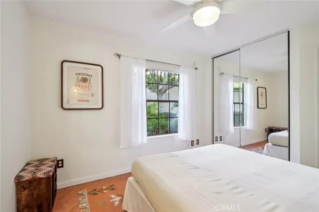 a view of a wooden door