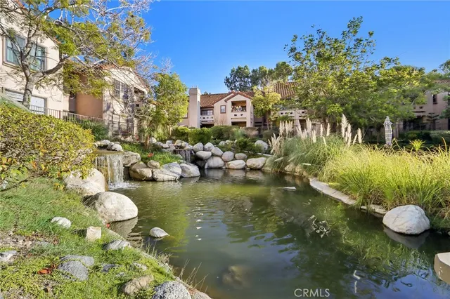 a view of a balcony with city view
