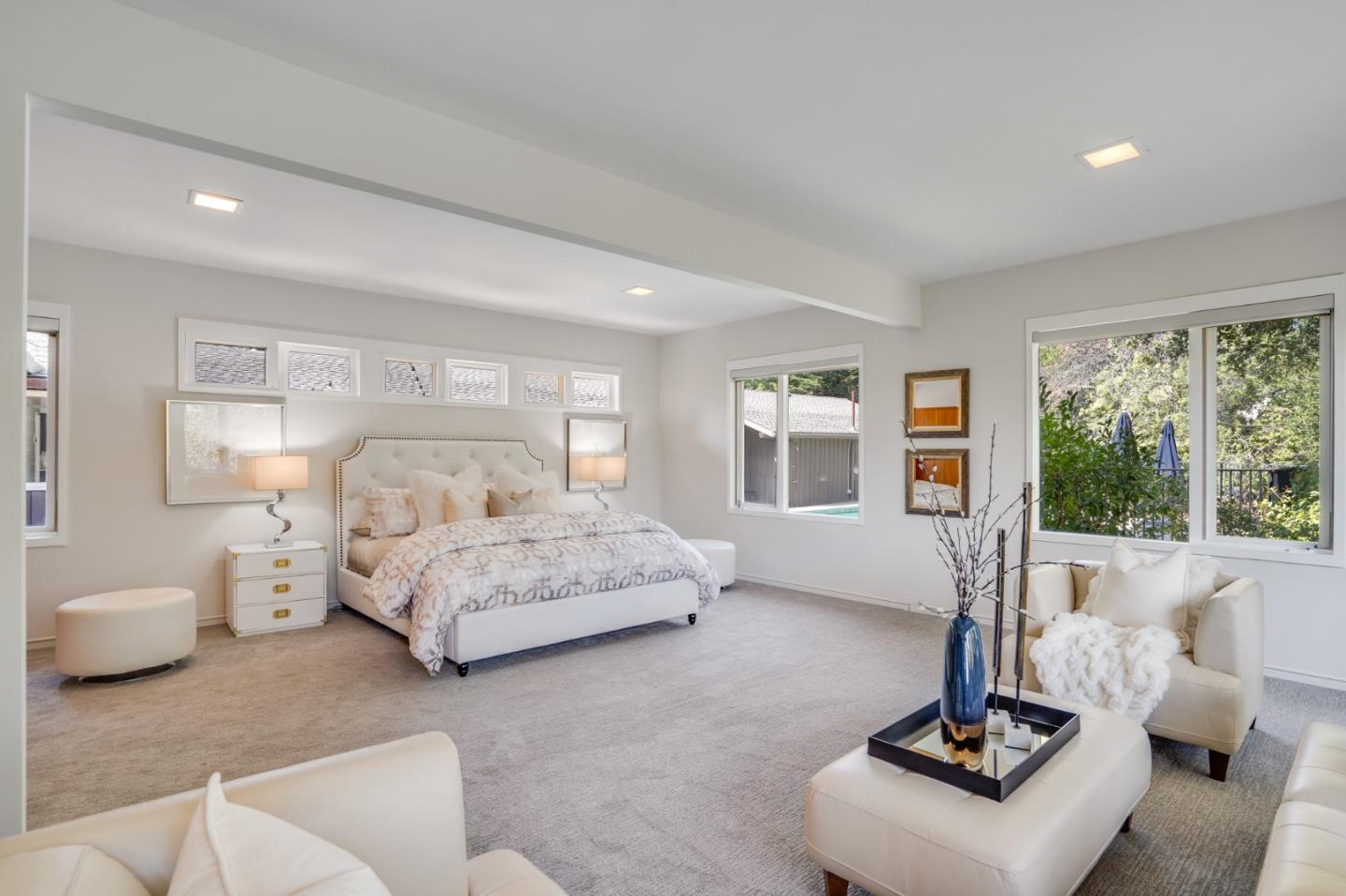 760 Chiltern Road Hillsborough, CA 94010 - Photo 36 of 56 a living room with furniture and a large window