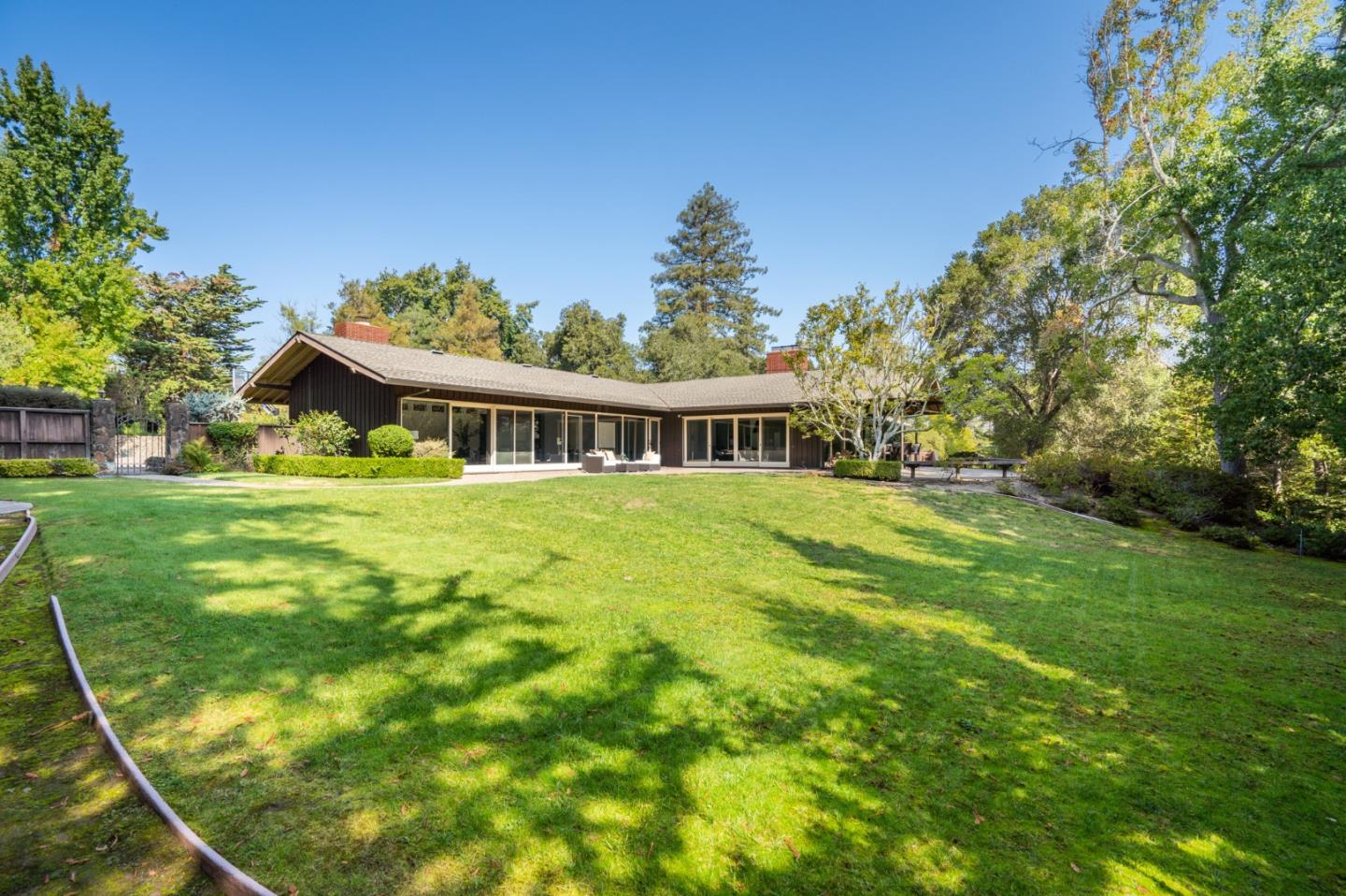 760 Chiltern Road Hillsborough, CA 94010 - Photo 49 of 56 a front view of house with yard