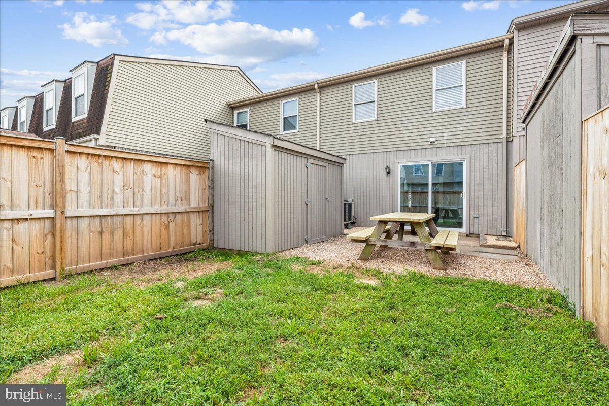 1149 Providence Court Frederick, MD 21703 - Photo 20 of 21 Backyard with storage shed