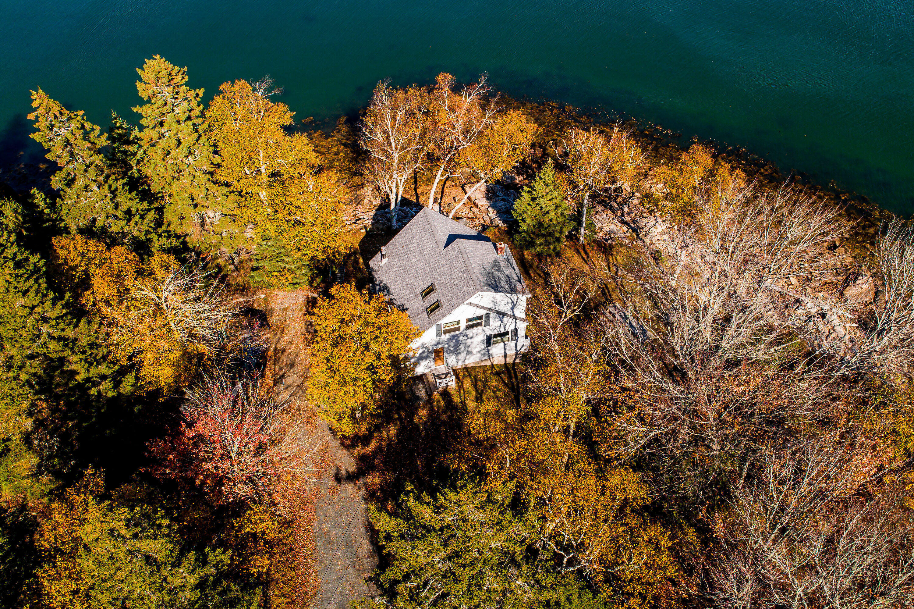 219 Paul Bunyan Road Gouldsboro, ME 04624 - Photo 27 of 27 219 PBR aerial facing bay
