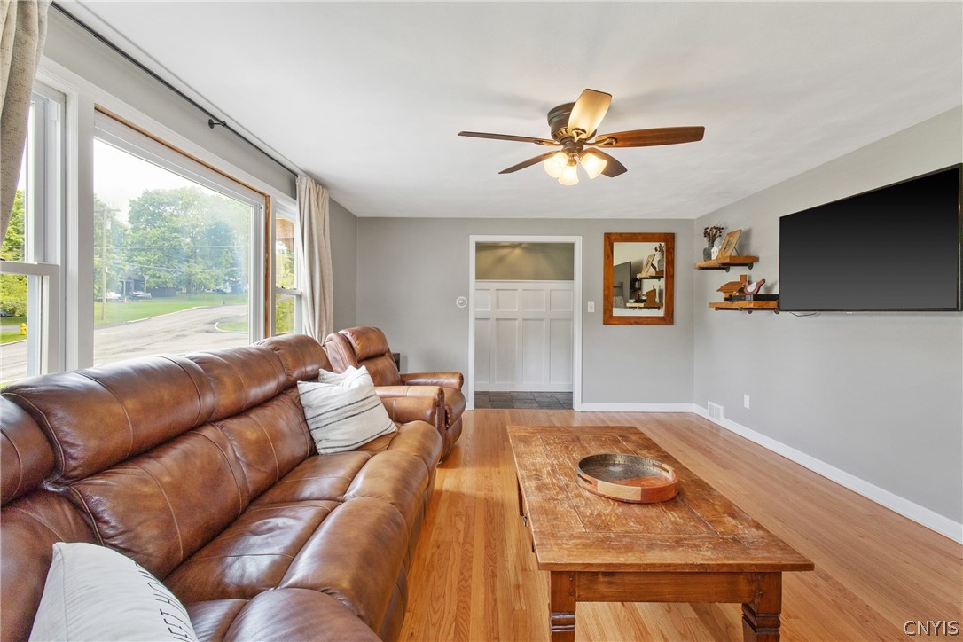 132 East Manchester Road Geddes, NY 13219 - Photo 6 of 44 Off the foyer, the gigantic front living room is d