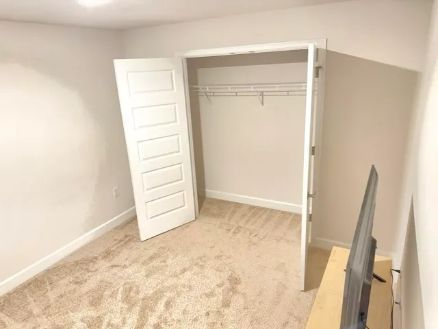 a view of closet area