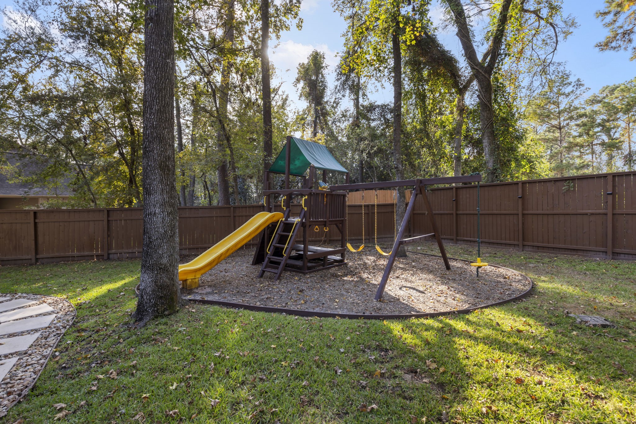 90 West Horizon Ridge Place Spring, TX 77381 - Photo 34 of 36 a view of outdoor space yard and slide