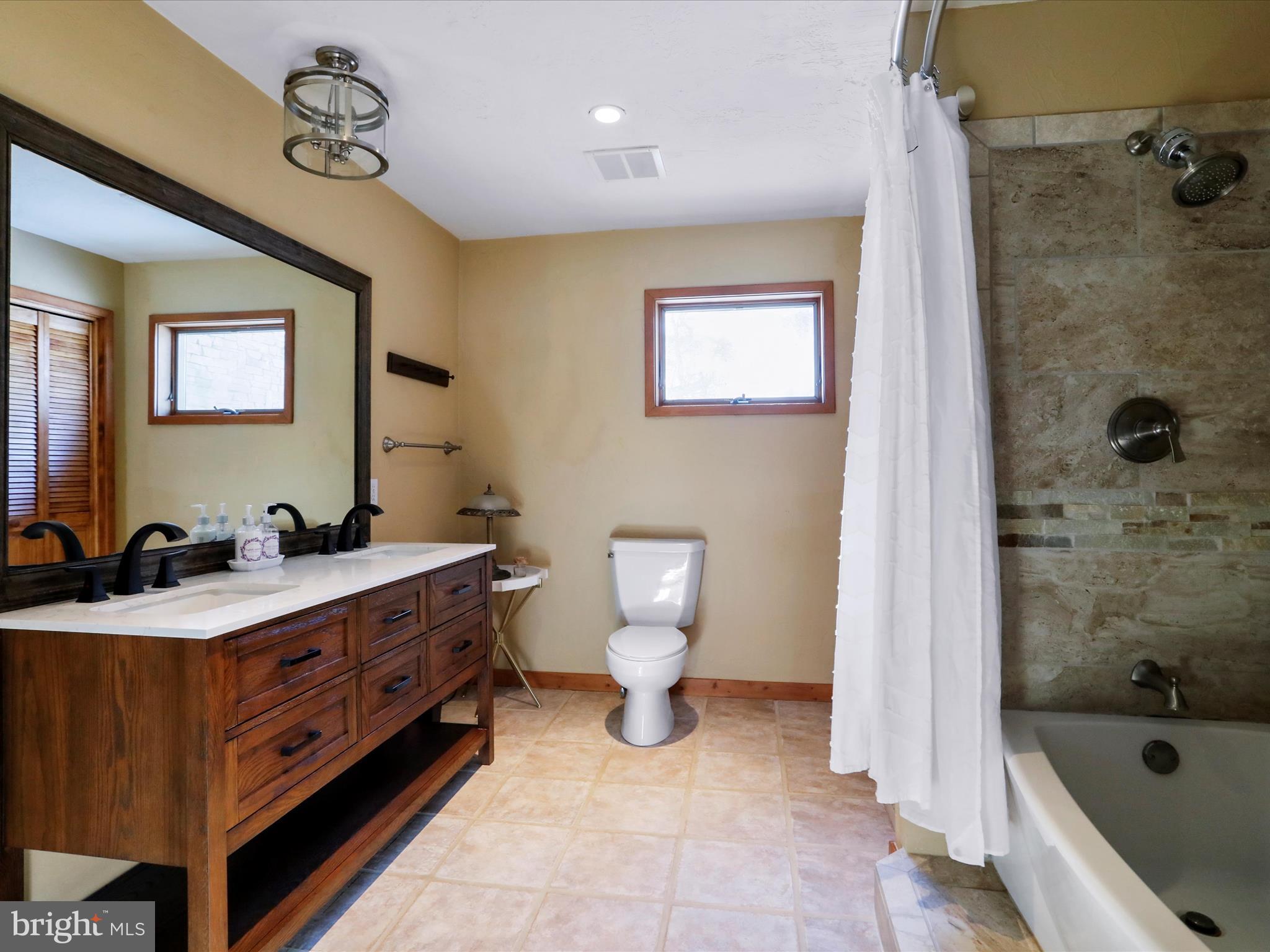 1240 Boy Scout Road Oakland, MD 21550 - Photo 61 of 148 a bathroom with a sink a toilet and shower