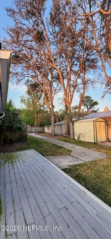 a view of a terrace with outdoor space
