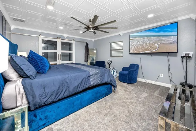 a spacious bathroom with a double vanity sink mirror and bathtub