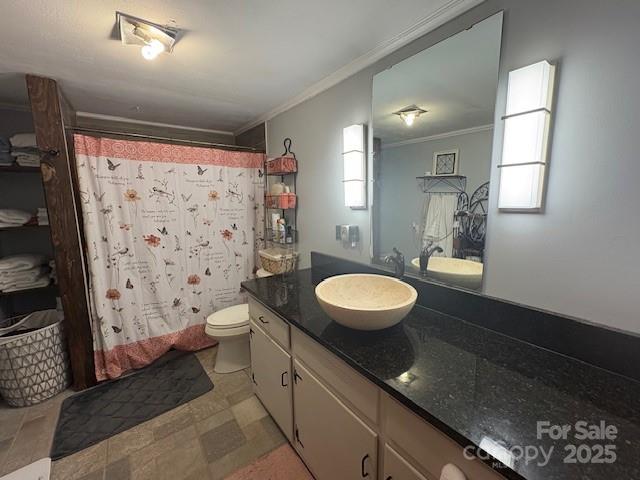 109 Old Rockwell Road China Grove, NC 28023 - Photo 17 of 22 a bathroom with a sink a toilet a shower and a mirror