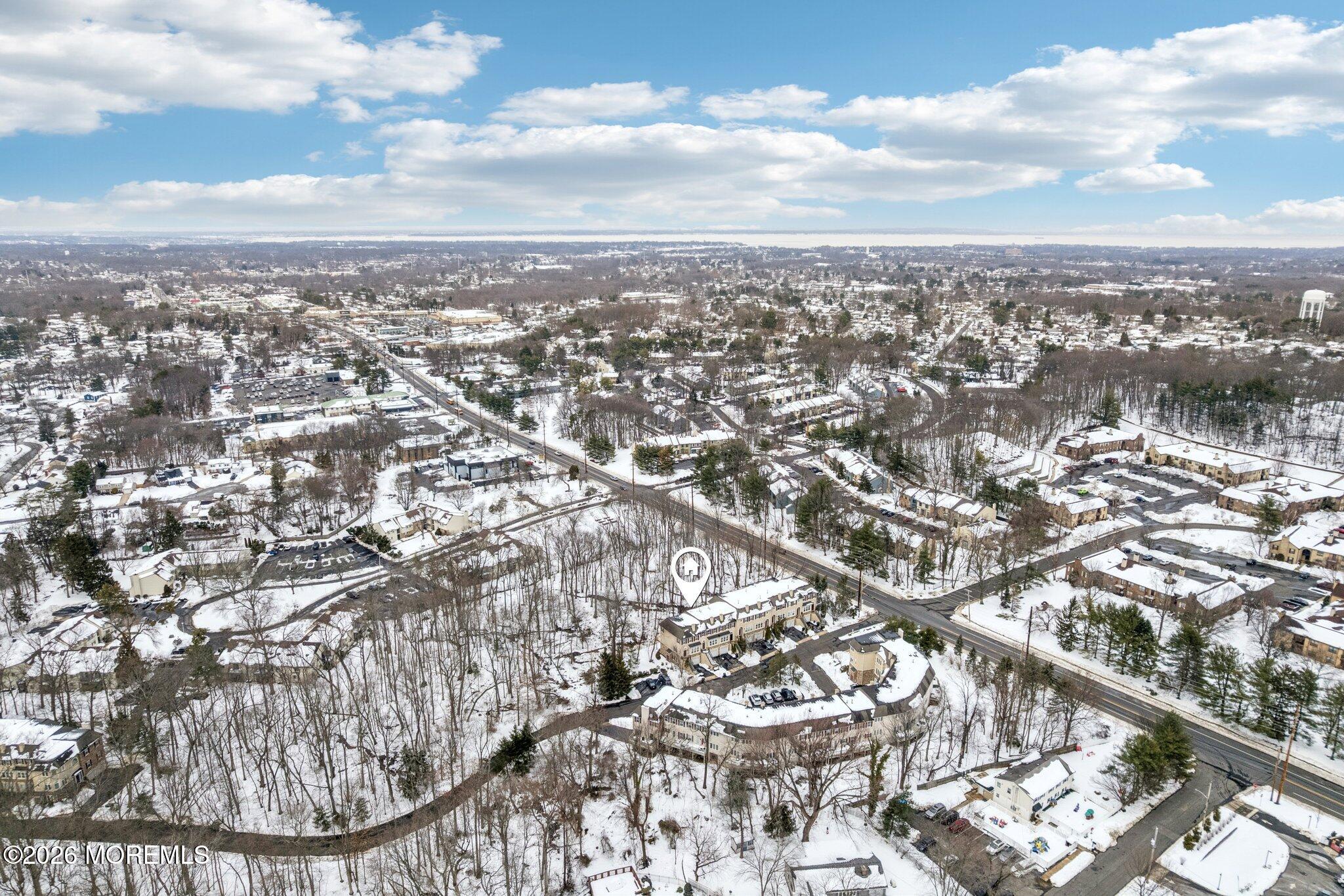 14 West Aspen Way Matawan, NJ 07747 - Photo 25 of 42 an aerial view of residential building with yard