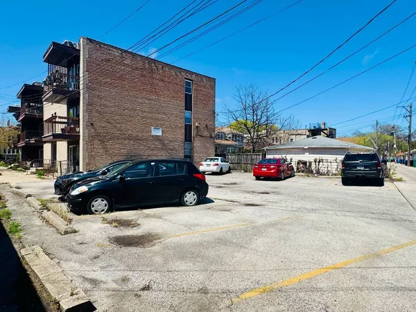 a car parked in front of a house
