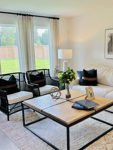 1747 West Stroker Road Crosby, TX 77532 - Photo 36 of 42 Representation of Model Home - Living/Dining area