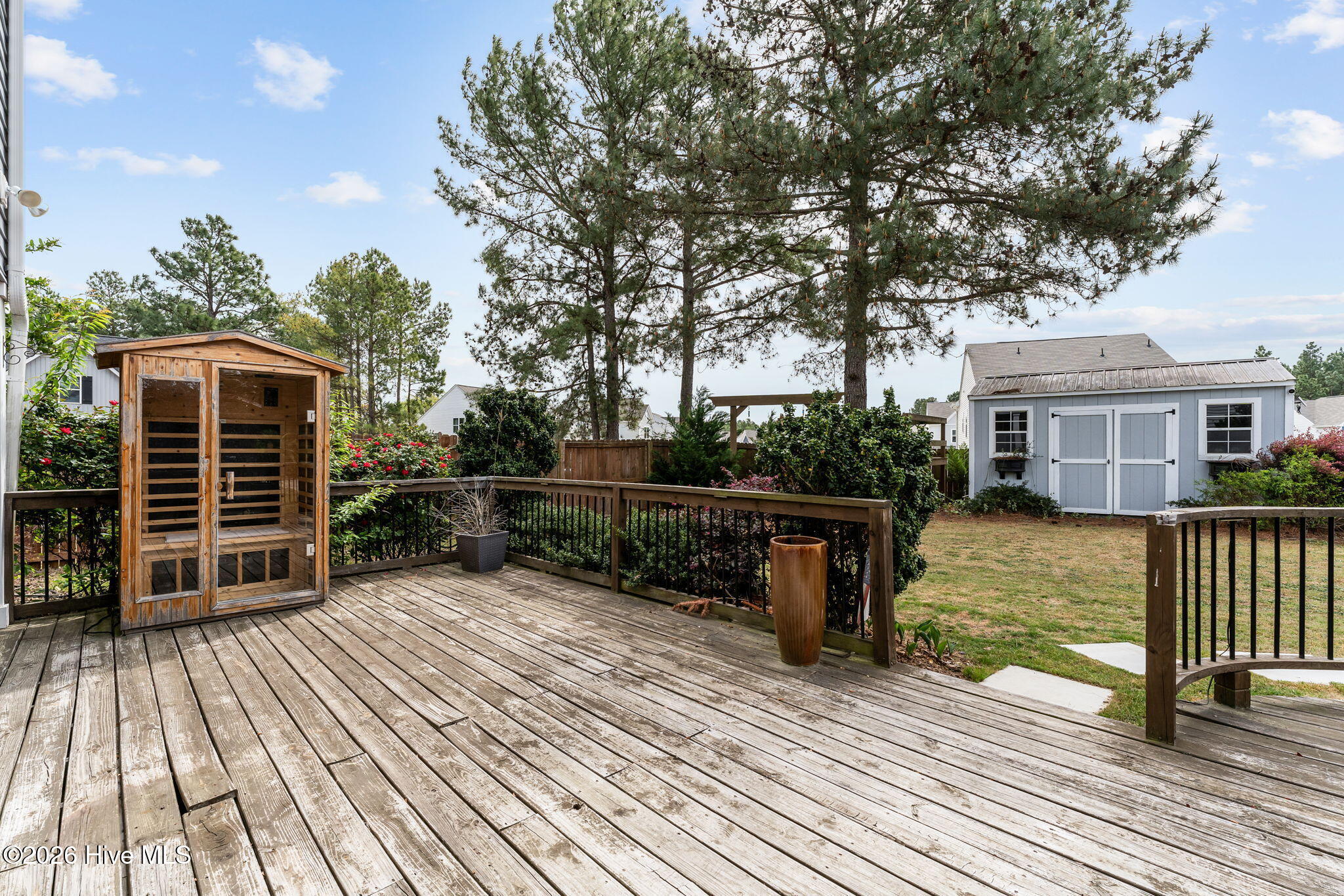 118 Sandy Springs Road Aberdeen, NC 28315 - Photo 31 of 43 Backyard Deck