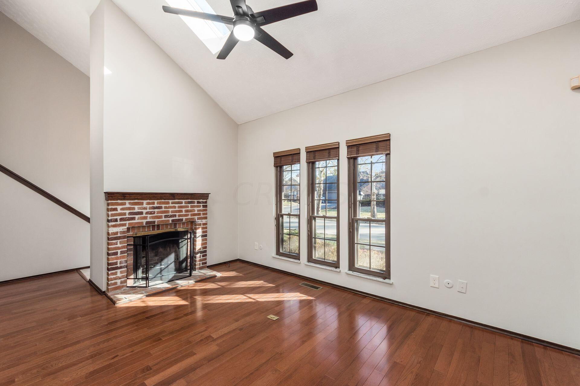 4743 Dierker Road, Unit 3 Columbus, OH 43220 - Photo 9 of 47 Living Area w/ Fireplace