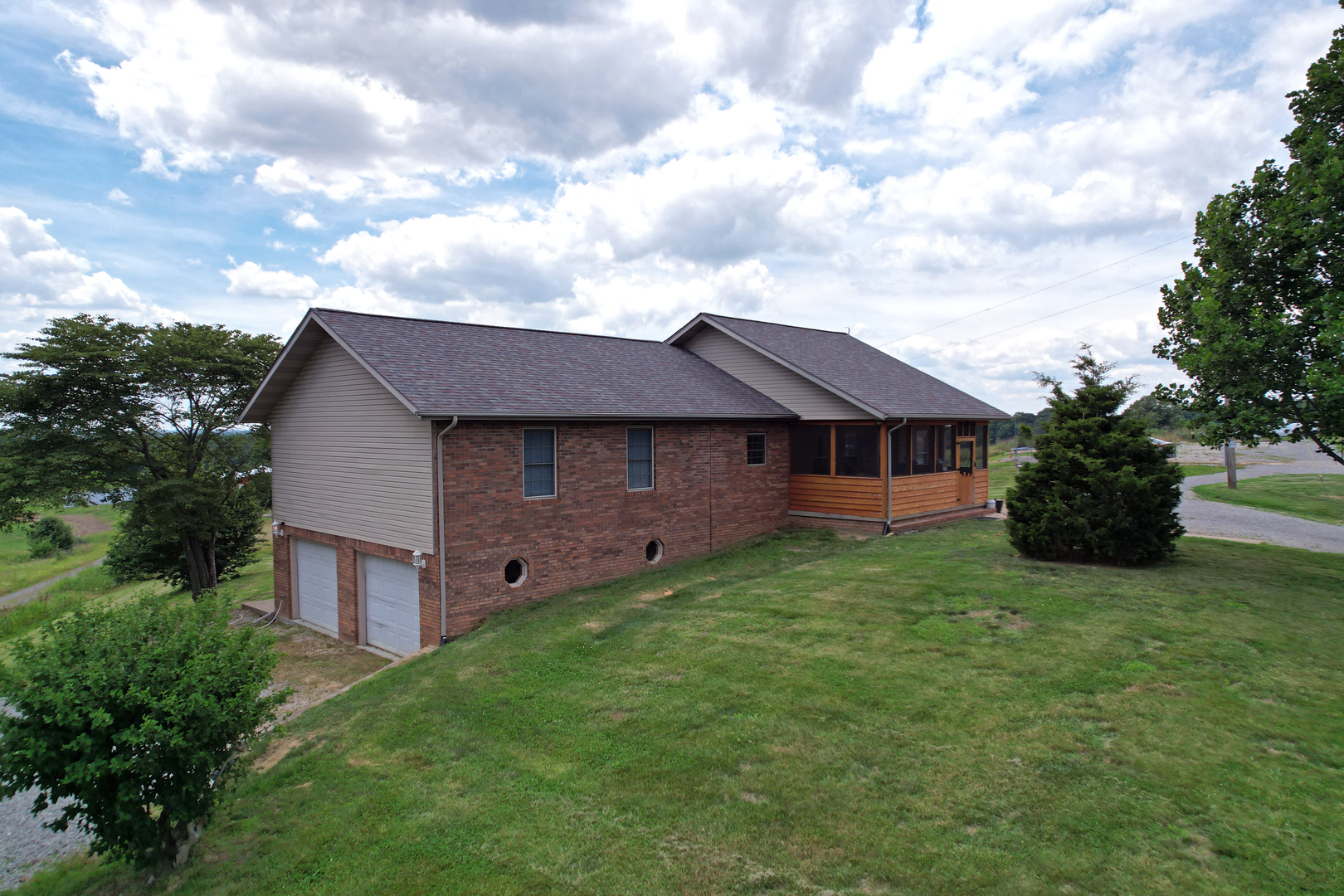 5488 Tick Ridge Road Grand Chain, IL 62941 - Photo 4 of 55 a view of a house with backyard and garden