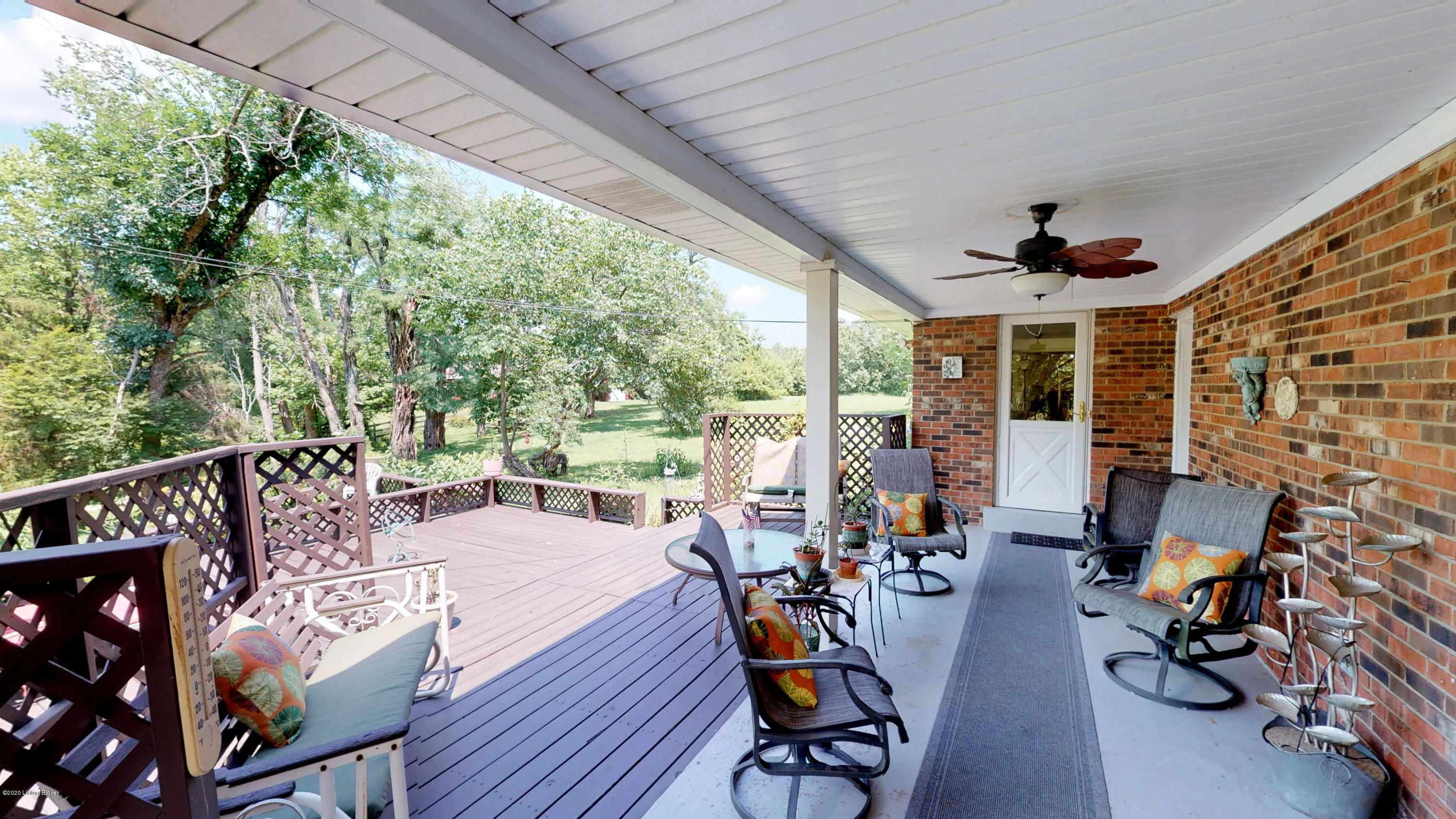 15801 Brush Run Road Louisville, KY 40299 - Photo 16 of 41 Covered Back Porch