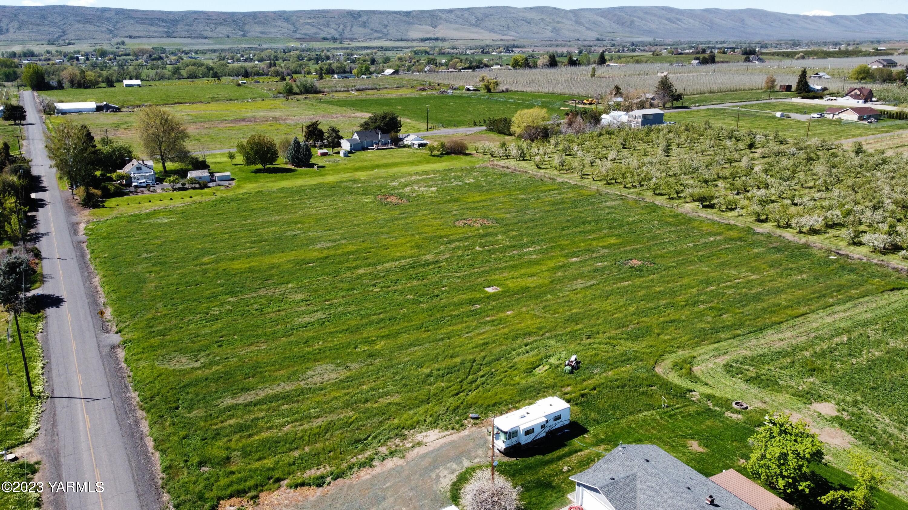 a view of a lake with a mountain in the background
