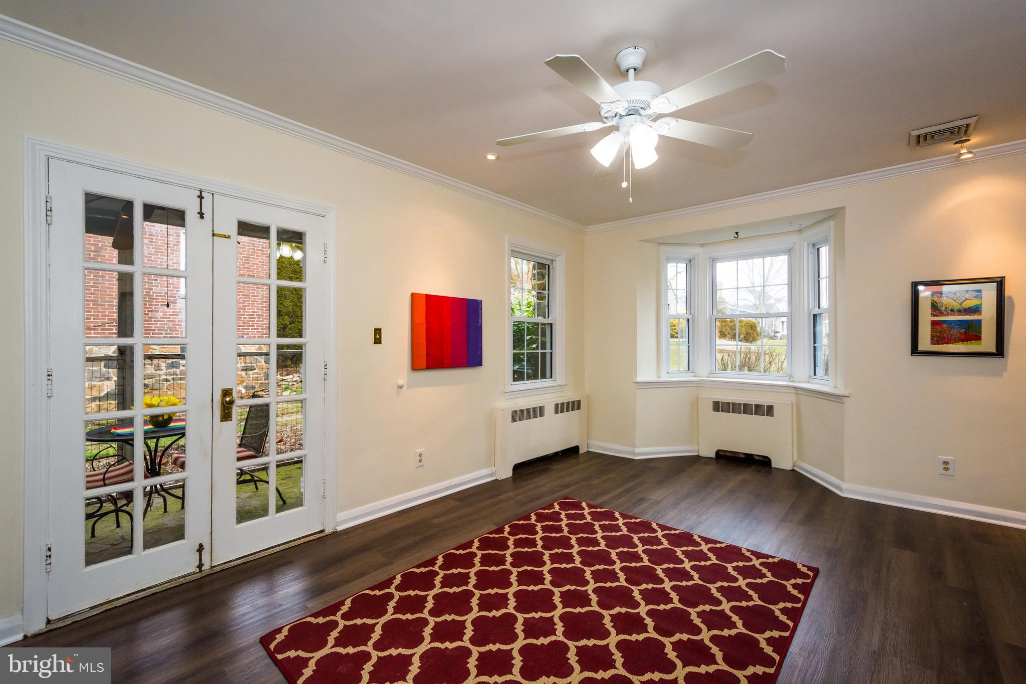 736 Warwick Road Baltimore, MD 21229 - Photo 9 of 54 French doors to outside stone screened patio*